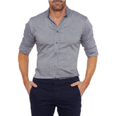 Men's Business Shirt Solid Color